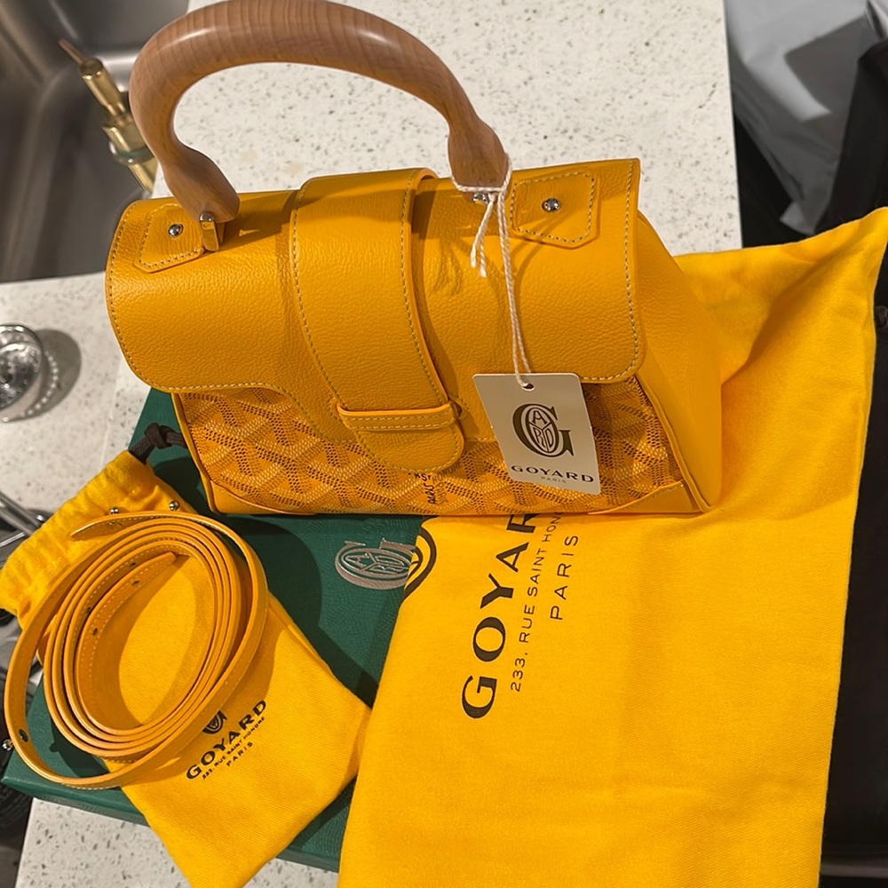 GOYARD SAIGON MINI BAG YELLOW (SOFT)